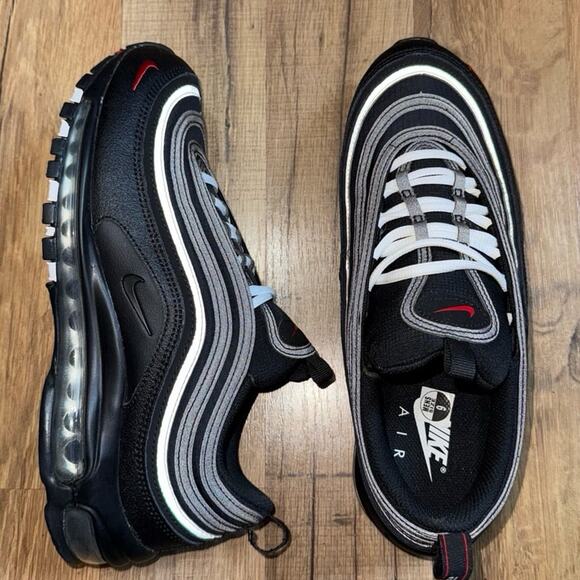 Nike Air Max 97 Black White Sport Red main image 7